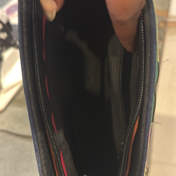 Vintage striped Kate Spade New York bag with feet - Picture 6 of 6